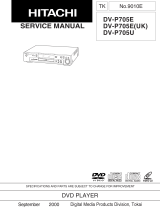 Hitachi DV-P705U User manual