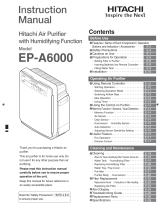 Hitachi EP-A7000 User manual
