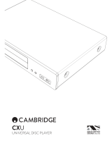 CAMBRIDGE CXU User manual