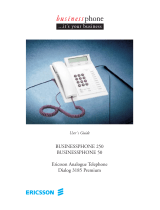 Ericsson BUSINESSPHONE 50 User manual