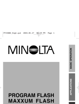 Minolta PROGRAM FLASH 2500 User manual