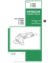 Hitachi G 13SR3 Technical Data And Service Manual