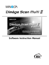 Konica Minolta DIMAGE SCAN MULTI II Owner's manual