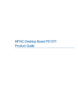 MiTAC PD10TI User manual