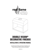 Real Flame DOUBLE VISION Installation & Operating Manual