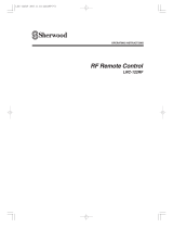 Sherwood LRC-122RF Operating Instructions Manual