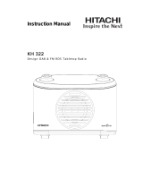 Hitachi KH 322 User manual