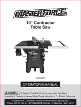 MasterForce 240-0037 User manual