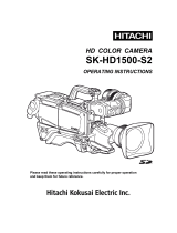 Hitachi SK-HD1500-S2 Operating Instructions Manual
