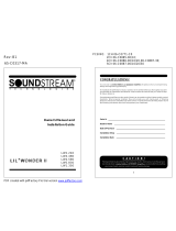 Soundstream LIL' WONDER II LW5.830 Owner's Manual And Installation Manual