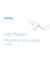 Sophos SG 650 Lan Modules Mounting Instructions