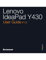 Lenovo 278182U - IdeaPad Y430 Dual Core T3400 2.16 GHz User manual