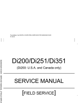 Minolta DI200 User manual