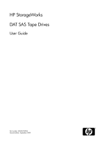 Compaq DW023A - StorageWorks DAT 40 USB External Tape Drive User manual