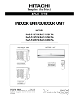 Hitachi RAC-S30CPA User manual