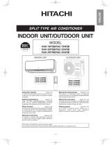 Hitachi RAC-35WSB User manual