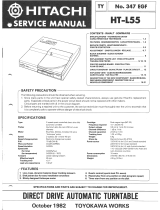 Hitachi HT-L55 User manual
