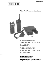 Ericsson M-RK 344A4616P2 Installation & Operator's Manual