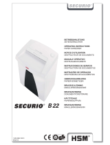 HSM SECURIO B22 Operating instructions