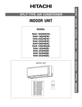 Hitachi RAK-25QH8W User manual