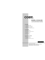Coby CD-RA195 User manual