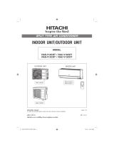 Hitachi RAC-V13CDT Installation guide