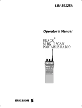 Ericsson EDACS M-RK-II User manual