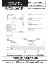 Hitachi RAC-50YH7 User manual