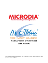 Microdia AiroBlue CLASS 1 USB DONGLE User manual