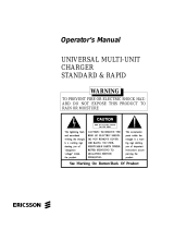 Ericsson 344A3072P1 User manual