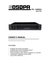 DSPPA PC-1005U Owner's manual