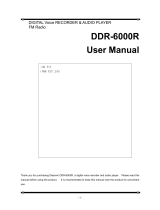 Diasonic DDR-6000R User manual