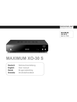 Maximum XO-30 S User manual