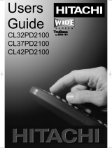Hitachi CL37PD2100 User manual