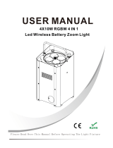 ROHS 4X10W RGBW 4 IN 1 User manual