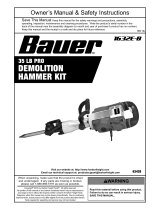 Bauer 1632E-B Owner's Manual & Safety Instructions