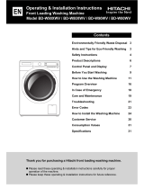 Hitachi BD-W80WV Operating & Installation Instructions Manual