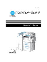 Minolta Di251f User manual