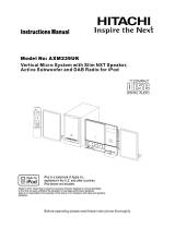 Hitachi AXM239UK User manual