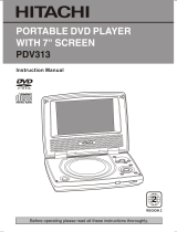 Hitachi PDV313 User manual