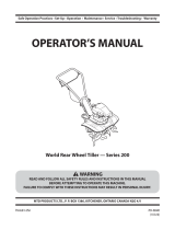 MTD Series 200 User manual