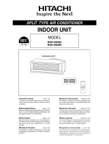 Hitachi RAD-25NH5 Installation guide