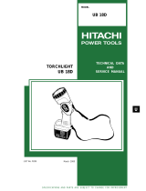 Hitachi UB 18D Technical Data And Service Manual