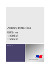 MTU 8 V 2000 M51A Operating Instructions Manual