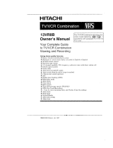 Hitachi 13VR8B Owner's manual
