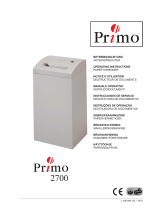 Primo 2700 Office Operating instructions