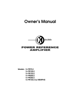 Memphis 16-PR300.2 Owner's manual