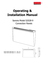 Serene Sirio S2028 Operating & Installation Manual