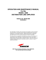 Andrew KUWMDL2400BDR User manual