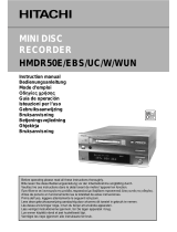 Hitachi HMDR50W User manual
